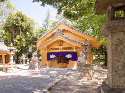 愛宕神社拝殿写真